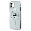 Karl Lagerfeld IML Metal Choupette Head MagSafe - tok iPhone 11-hez fehér (KLHMN61HLSCHH)