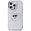 Karl Lagerfeld IML Metal Choupette Head MagSafe - tok iPhone 13 Pro készülékhez fehér (KLHMP13LHLSCHH)