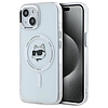 Karl Lagerfeld IML Metal Choupette Head MagSafe - tok iPhone 15-höz fehér (LHMP15SHLSCHH)