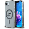 Karl Lagerfeld IML Metal Karl & Choupette Heads MagSafe iPhone 16e tok - fekete