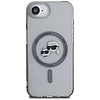 Karl Lagerfeld IML Metal Karl & Choupette Heads MagSafe iPhone 16e tok - fekete