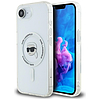 Karl Lagerfeld IML Metal Karl Head MagSafe tok iPhone 16e-hez, fehér