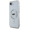 Karl Lagerfeld IML Metal Karl Head MagSafe tok iPhone 16e-hez, fehér
