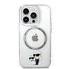 Karl Lagerfeld IML NFT Karl & Choupette MagSafe - iPhone 14 Pro Max tok átlátszó (KLHMP14XHNKCIT)