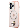 Karl Lagerfeld IML NFT Karl & Choupette MagSafe - iPhone 14 Pro Max tok rózsaszín (KLHMP14XHNKCIP)