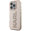 Karl Lagerfeld IML strasszos logós iPhone 16 Pro Max tok - rózsaszín