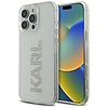 Karl Lagerfeld IML strasszos logós iPhone 16 Pro tok - átlátszó