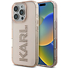Karl Lagerfeld IML strasszos logós iPhone 16 Pro tok - rózsaszín