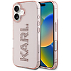 Karl Lagerfeld IML strasszos logós iPhone 16 tok - rózsaszín