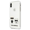 Karl Lagerfeld Karl & Choupette iPhone X / Xs tok - átlátszó