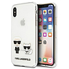 Karl Lagerfeld Karl & Choupette iPhone Xs Max tok - átlátszó