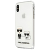 Karl Lagerfeld Karl & Choupette iPhone Xs Max tok - átlátszó