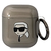 Karl Lagerfeld KLA2HNIKTCK AirPods 1/2 borító fekete/fekete Karl´s Head