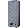 Karl Lagerfeld KLBKP14LSAKLHPG iPhone 14 Pro 6.1" könyvespolc ezüst/ezüst Saffiano Monogram