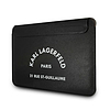 Karl Lagerfeld KLCS133RSGSFBK 13" fekete/fekete Saffiano RSG táska