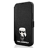 Karl Lagerfeld KLFLBKP12SIKMSBK iPhone 12 mini 5,4" czarny/fekete book Saffiano Ikonik Metal