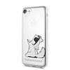 Karl Lagerfeld KLHCI8CFNRC iPhone 7/8 SE 2020 / SE 2022 keménytokos átlátszó Choupette Fun