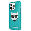 Karl Lagerfeld KLHCP13LCHTRB iPhone 13 Pro / 13 6,1" fekete/kék keménytok Glitter Choupette Fluo