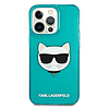 Karl Lagerfeld KLHCP13LCHTRB iPhone 13 Pro / 13 6,1" fekete/kék keménytok Glitter Choupette Fluo