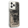 Karl Lagerfeld KLHCP13LLGGKBK iPhone 13 Pro/ 13 6,1" czarny/fekete keménytok, Liquid Glitter Gatsby