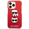 Karl Lagerfeld KLHCP13LTPE2TR iPhone 13 Pro / 13 6,1" kemény tok, czerwony/piros Karl&Choupette Head