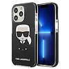 Karl Lagerfeld KLHCP13LTPEIKK iPhone 13 Pro / 13 6,1" kemény tok, czarny/fekete Iconik Karl