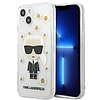 Karl Lagerfeld KLHCP13SHFLT iPhone 13 mini 5.4" átlátszó/átlátszó virág Ikonik Karl