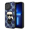 Karl Lagerfeld KLHCP13XPMNIKBL iPhone 13 Pro Max 6,7" kemény tokos kék/kék Monogram Ikonik Patch