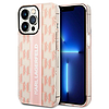Karl Lagerfeld KLHCP14LHKLSPCP iPhone 14 Pro 6.1" kemény tokos rózsaszín / rózsaszín mono függőleges csík