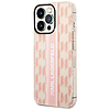Karl Lagerfeld KLHCP14LHKLSPCP iPhone 14 Pro 6.1" kemény tokos rózsaszín / rózsaszín mono függőleges csík