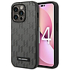 Karl Lagerfeld KLHCP14LSAKLHPG iPhone 14 Pro 6.1" keménytok szürke / szürke Saffiano Mono Metal Logo