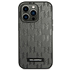 Karl Lagerfeld KLHCP14LSAKLHPG iPhone 14 Pro 6.1" keménytok szürke / szürke Saffiano Mono Metal Logo