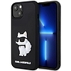 Karl Lagerfeld KLHCP14M3DRKHNK iPhone 14 Plus 6.7" fekete/fekete keménytokos gumi Choupette 3D