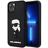 Karl Lagerfeld KLHCP14M3DRKINK iPhone 14 Plus 6.7" fekete/fekete keménytok, gumi Ikonik 3D