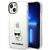 Karl Lagerfeld KLHCP14MCTTR iPhone 14 Plus 6.7" kemény tokos átlátszó / átlátszó Choupette Body