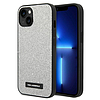 Karl Lagerfeld KLHCP14SG2ELS iPhone 14 6.1" keménytok ezüst / ezüst csillogós logóval
