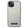 Karl Lagerfeld KLHCP14SG2ELS iPhone 14 6.1" keménytok ezüst / ezüst csillogós logóval