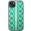 Karl Lagerfeld KLHCP14SPGKLSKN iPhone 14 6.1" keménytok zöld / zöld Monogram Stripe