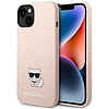 Karl Lagerfeld KLHCP14SSLCTPI iPhone 14 6.1 "kemény tok világos rózsaszín / világos rózsaszín szilikon Choupette Body