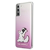 Karl Lagerfeld KLHCS21MCFNRCPI S21+ G996 keménytok, rózsaszín/rózsaszín Choupette Fun
