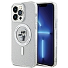 Karl Lagerfeld KLHMP14XHGKCNOT tok iPhone 14 Pro Max 6,7"-hez - átlátszó keménytok Karl&Choupette Glitter MagSafe