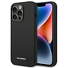 Karl Lagerfeld KLHMP14XSLMP1K iPhone 14 Pro Max 6.7" kemény tokos fekete/fekete szilikon plakett tároló