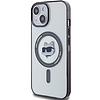 Karl Lagerfeld KLHMP15MHCHNOTK iPhone 15 Plus 6,7" átlátszó kemény tokos IML Choupette fej MagSafe