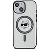 Karl Lagerfeld KLHMP15MHCHNOTK iPhone 15 Plus 6,7" átlátszó kemény tokos IML Choupette fej MagSafe