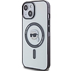 Karl Lagerfeld KLHMP15MHKHNOTK iPhone 15 Plus 6,7" átlátszó kemény tok IML Karl`s Head MagSafe