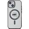 Karl Lagerfeld KLHMP15MHKHNOTK iPhone 15 Plus 6,7" átlátszó kemény tok IML Karl`s Head MagSafe