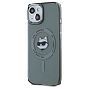 Karl Lagerfeld KLHMP15SHLSCHK iPhone 15 6.1" fekete/fekete keménytok IML Metal Choupette Head MagSafe