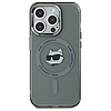 Karl Lagerfeld KLHMP15XHLSCHK iPhone 15 Pro Max 6.7" fekete/fekete keménytok IML Metal Choupette Head MagSafe