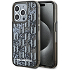 Karl Lagerfeld Liquide Glitter Monogram iPhone 15 Pro tok - fekete