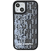 Karl Lagerfeld Liquide Glitter Monogram iPhone 15 tok - fekete